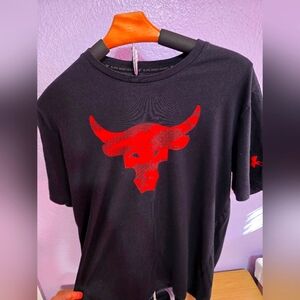 Under Armour Black T-Shirt with Red Bull Graphic